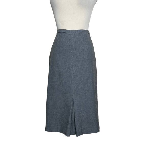 Loft gray knee length A line skirt size 4 - Picture 1 of 9
